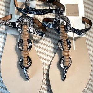 Never worn | Dolce Vita | Snakeskin Ankle Strap Sandal |
